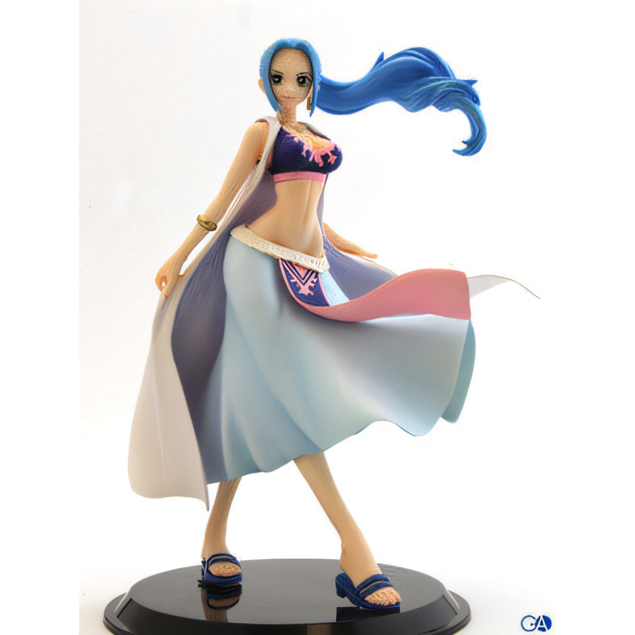 One Piece DX GIRLS SNAP COLLECTION1 - Set Completo 2 Figure Nami E Vivi - Abiti Alabasta - Japan Import
