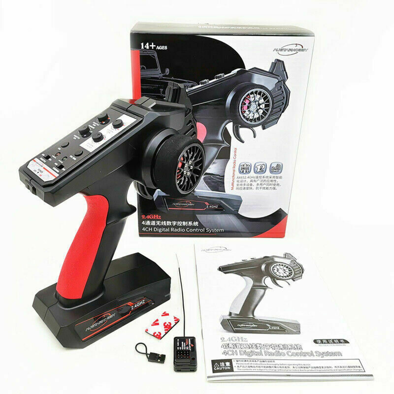 Super Anti-Jamming 4CH RC Boat Remote Control System for Smooth Water Adventures