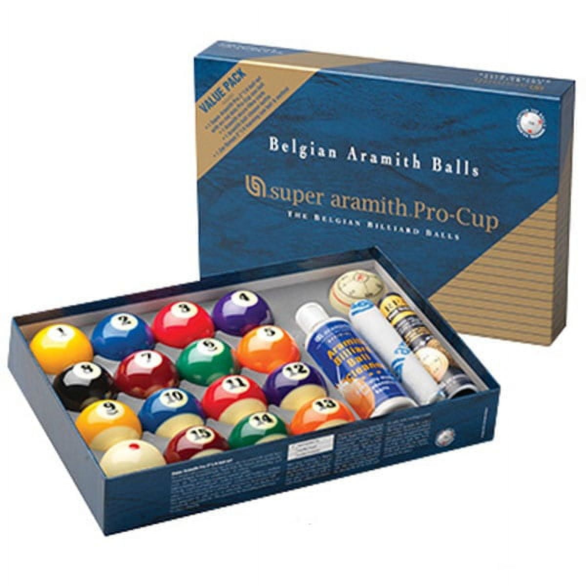 Super Aramith Pro-Cup Belgian Pool Ball Set