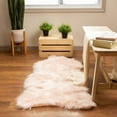 thumbnail image 1 of Super Area Rug Glam Solid Print Shag Area Rug, 2' x 4', 1 of 7