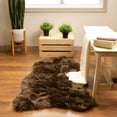 thumbnail image 1 of Super Area Rug Glam Solid Print Shag Area Rug, 2' x 4', 1 of 7