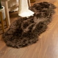thumbnail image 1 of Super Area Rug Glam Solid Print Shag Area Rug, 2' x 6', 1 of 7
