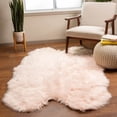 thumbnail image 1 of Super Area Rug Glam Solid Print Shag Area Rug, 4' x 6', 1 of 7