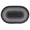 thumbnail image 1 of Super Area Rugs Bradford Indoor Outdoor Reversible Braided Rug 2' x 3' Oval - Taupe, Gray & Ivory, 1 of 5