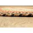thumbnail image 1 of Super Area Rugs Braided Farmhouse Cotton Reversible Area Rug Earthtone - Oval 2' x 3', 1 of 5