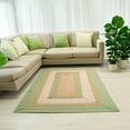 thumbnail image 1 of Super Area Rugs Country Braided Farmhouse Cotton Reversible Area Rug Green & Cream - Rectangle 4' X 6', 1 of 5