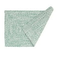 thumbnail image 1 of Super Area Rugs Country Farmhouse Braided Cotton Handmade Area Rug Light Green & White Rectangle 5' X 7' 5' x 8' Rectangle, 1 of 5