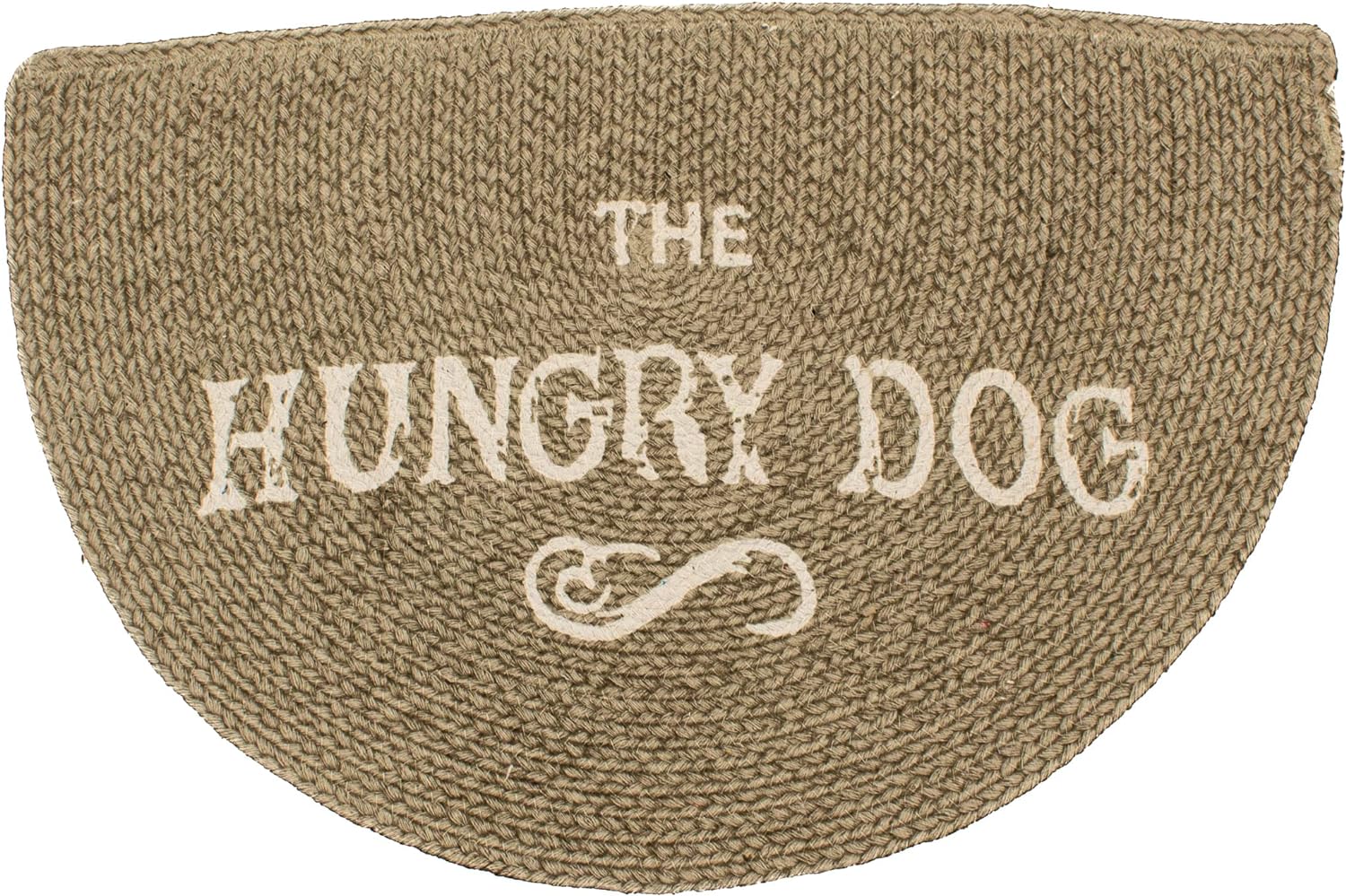 Super Area Rugs Decorative Dog Feeding Mat/Rug for Bowl Natural Cotton ...