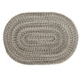 thumbnail image 1 of Super Area Rugs Farmhouse Braided Rug Charcoal, Gray, Light Gray, White 3' x 5' 3' x 5' White, 1 of 6