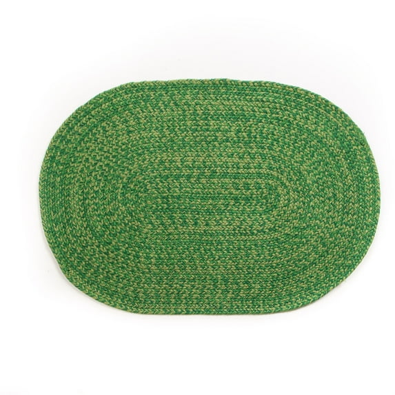 Super Area Rugs Farmhouse Braided Rug Green Multicolor 5' x 8' 5' x 8' Green