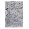 thumbnail image 1 of Super Area Rugs Glam Solid Print Shag Area Rug, 5' x 7', 1 of 6
