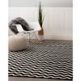 thumbnail image 1 of Super Area Rugs Metro Chevron Zig Zag Polypropylene Rug (3'3 x 5'), 1 of 4