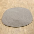 thumbnail image 1 of Super Area Rugs Solid Knobby Braided Rug Gray - 5' X 8', 1 of 5