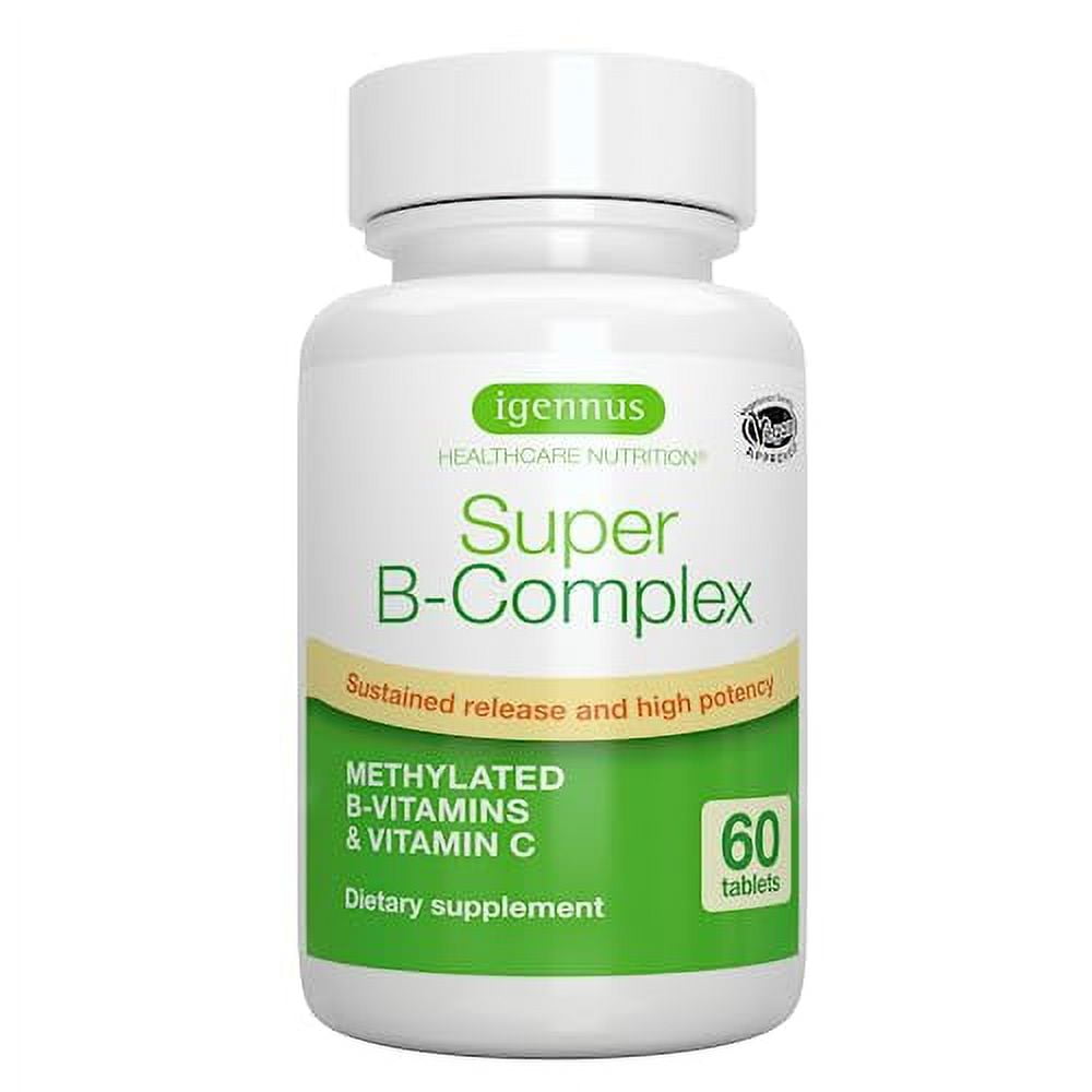 Super B-Complex â€“ Methylated Sustained Release B Complex & Vitamin C ...