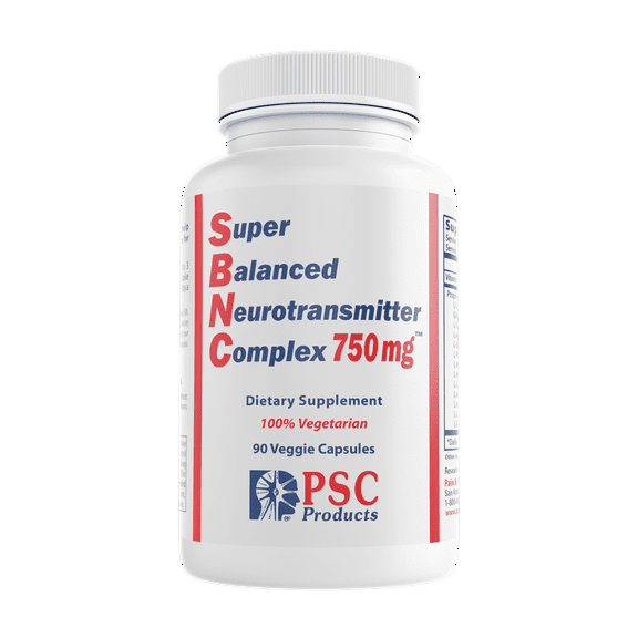 Super Balanced Neurotransmitter Complex, 750 mg, 90 Capsules