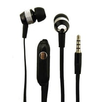 Super Bass Noise-Isolation Stereo Earbuds/ Earphones for Motorola Moto G7 Plus, G7, G7 Power Play, One Power, One (Black) - w/ Mic   MND Stylus