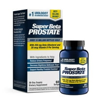 Super Beta Prostate Recommended Prostate Supplement for Men, Beta Sitosterol, 60 Softgels