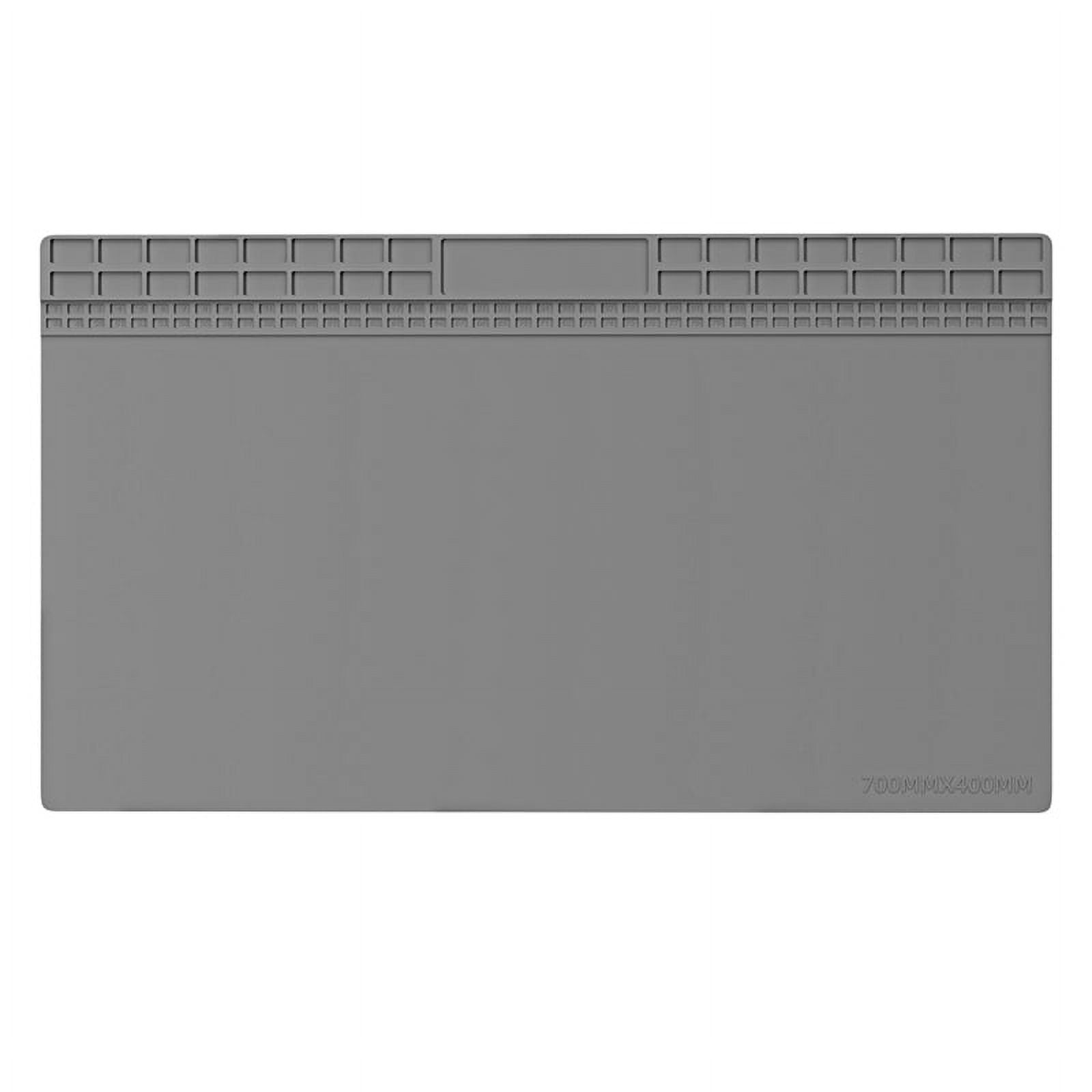 Super Big 700x400cm Pure Silicon Insulation Pad Repair Work Mat BGA Heat- Soldering Station Desk Platform Gray,1 x Heat Insulation Pad,Gray