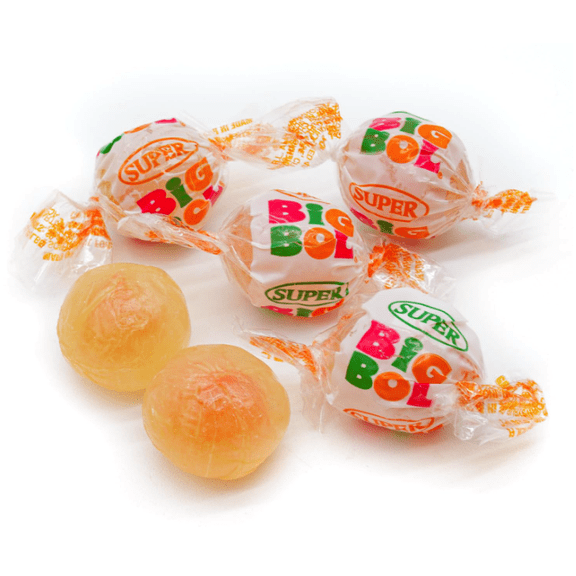 Super Big Bol Bubble Candy Gum, Dual-Texture Fruit-Flavored Individually Wrapped, 2-Pack, 44 Count