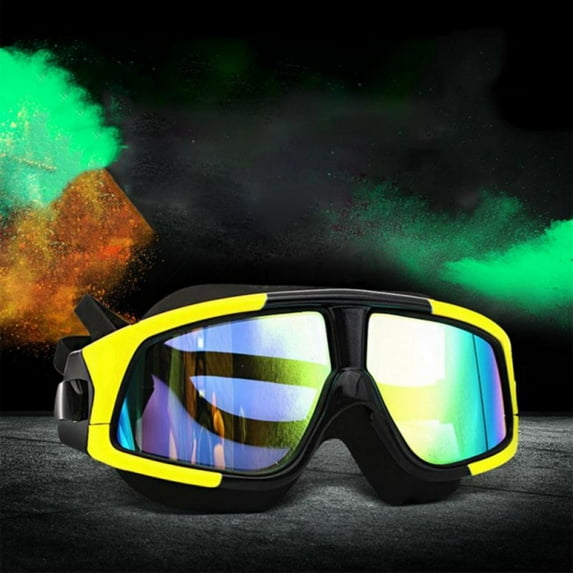 Super Big Frame No Press The Eye Swimming Goggles for Adult
