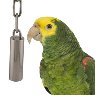 Super Bird Creations SB1241 Stainless Steel Tube Bells - Bird Cage Accessory for Sound Enrichment - Ideal for Parrots, Amazons, Greys, Cockatoos and Macaws (Small) - Made in The USA