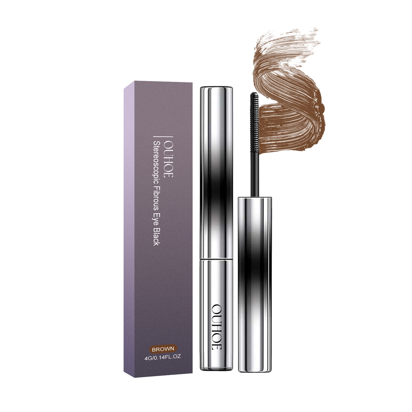 Super Black Elastic Stretch Volumizing & Lengthening Mascara,Voluptuous