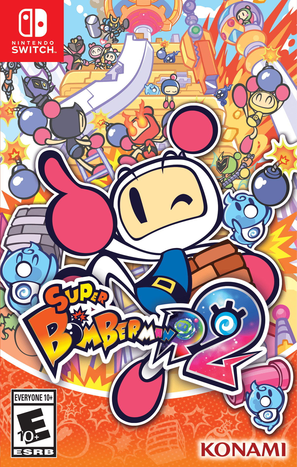 Super Bomberman R 4-Player Gameplay (Nintendo Switch) 