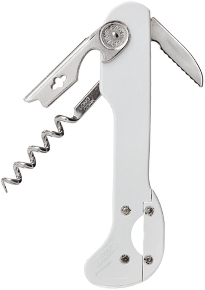 Super Boomerang Waiter’S Corkscrew Knife Blade Standard (White