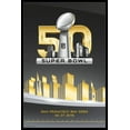 thumbnail image 1 of Super Bowl 50 - Logo Laminated & Framed Poster Print (22 x 34), 1 of 1