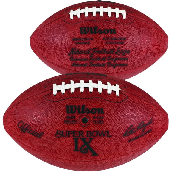 Super Bowl IX Wilson Official Game Football