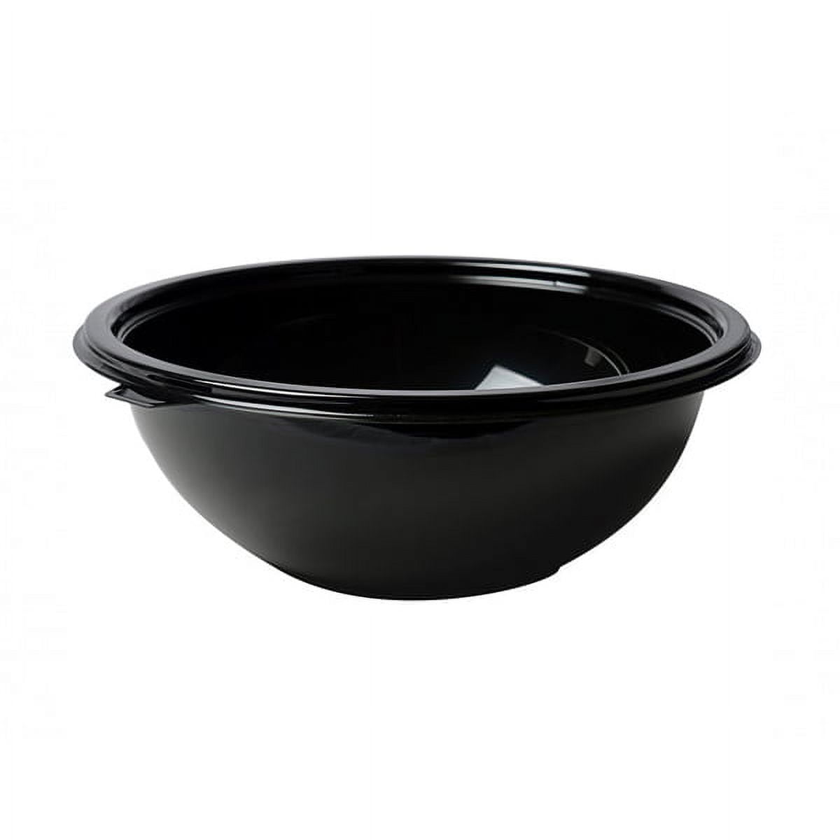 Super Bowl PET Black Salad Bowl, 12 Oz, 200/CS
