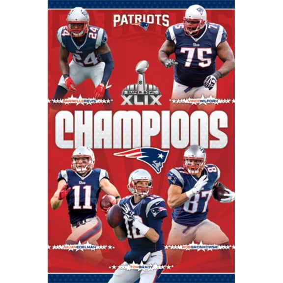 Super Bowl XLIX - Champions Poster Print (24 x 36)
