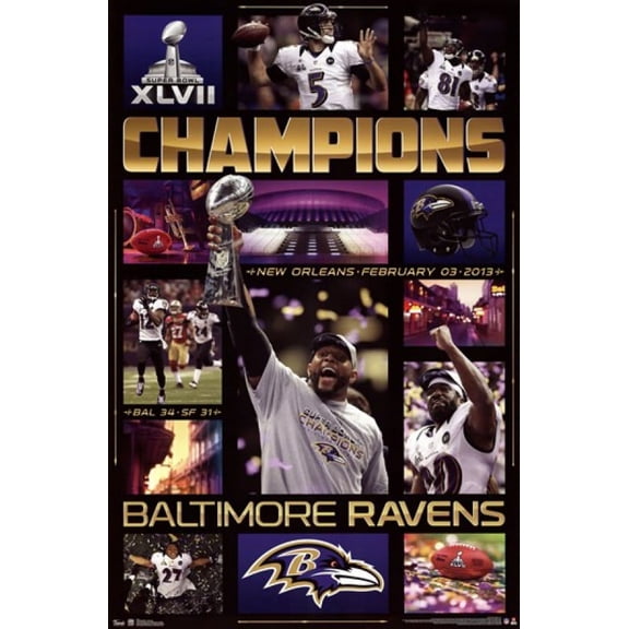 Super Bowl XLVII - Celebration Poster Print (24 x 36)