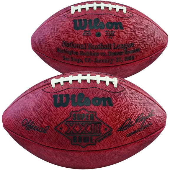 Super Bowl XXII Wilson Official Game Football