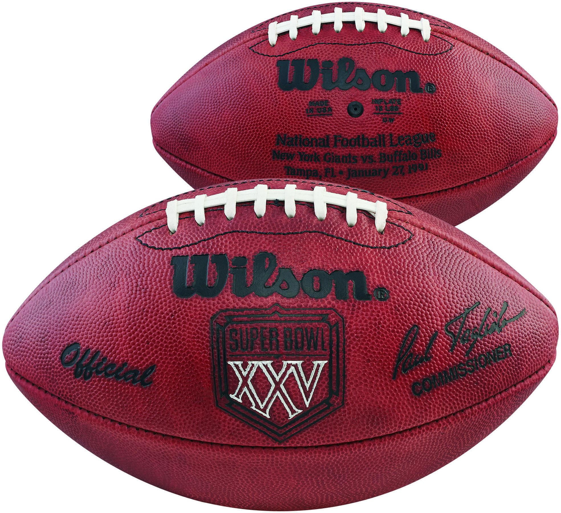 Super Bowl XXV Wilson Official Game Football