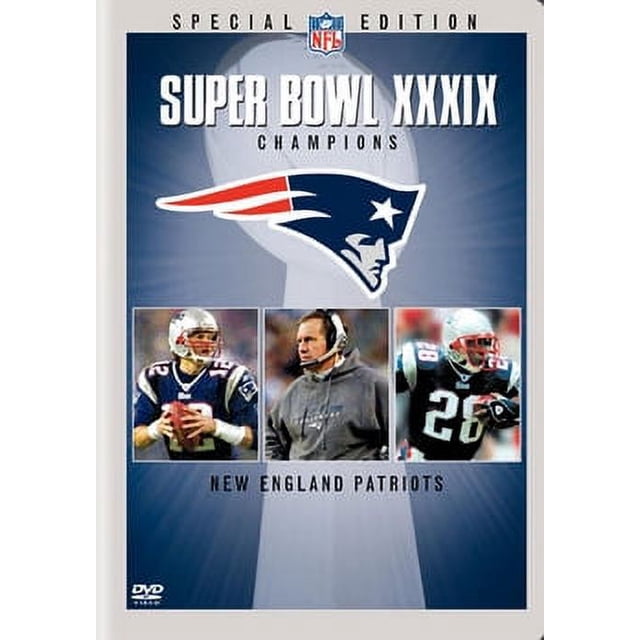 T-shirt Vintage Super Bowl XXXIX New England Patriots NFL Homme 2XL Gris