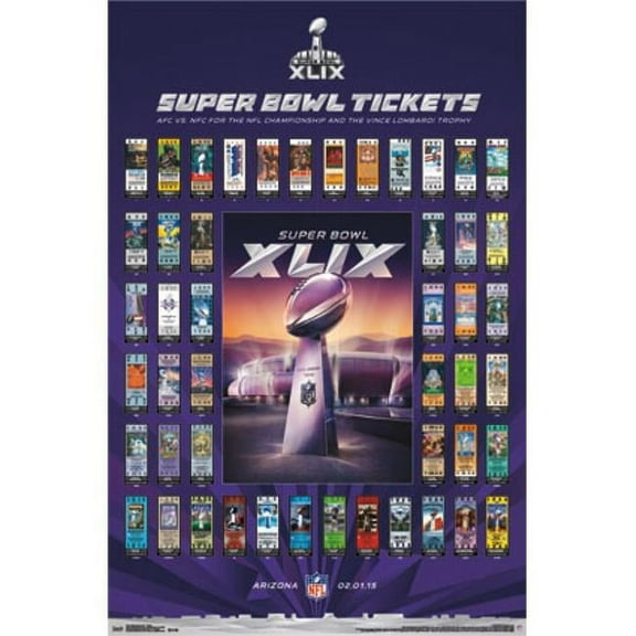Super Bowl Xlix - Tickets Poster Print
