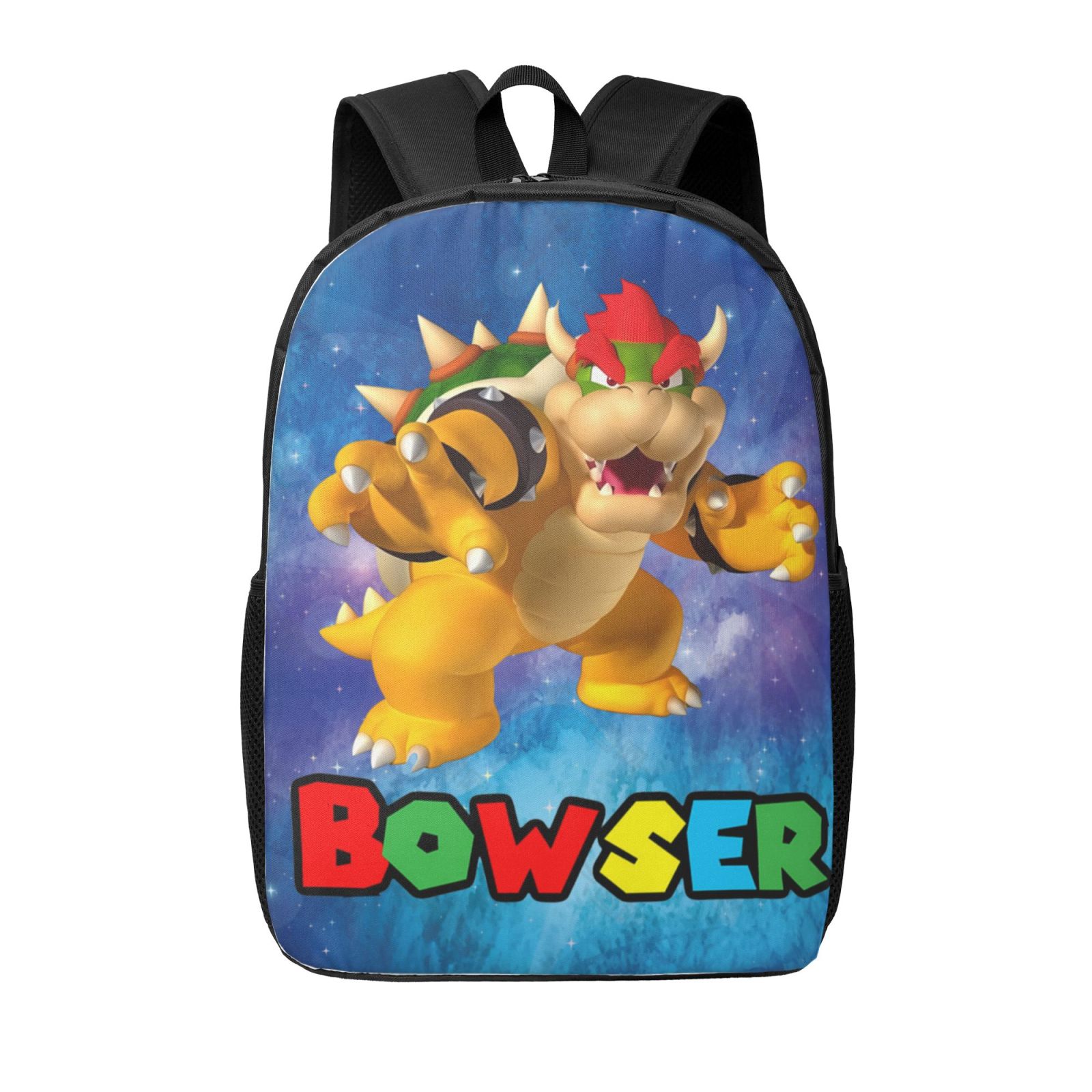 Super Bowser Backpack 17 Inch Large Capacity Casual School Bag ...