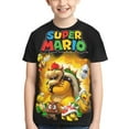 thumbnail image 1 of Super Bowser Boys Girls T Shirt Kids Short Sleeve Crewneck 3d Printed Graphic Shirts For Kids Youth X-Small, 1 of 7