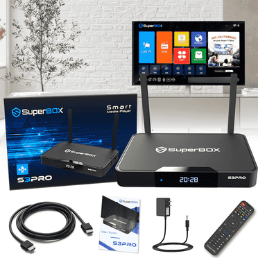 Super Box S3-S6 Pro Bundle Full Loaded, Upgraded Voice Command Easy Setup Guide