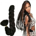 thumbnail image 1 of Super Braid Advanced Kanekalon Fibers Bulk Hair Easy to Grab Braid Twist, Pack of 2, Color #2, 1 of 2