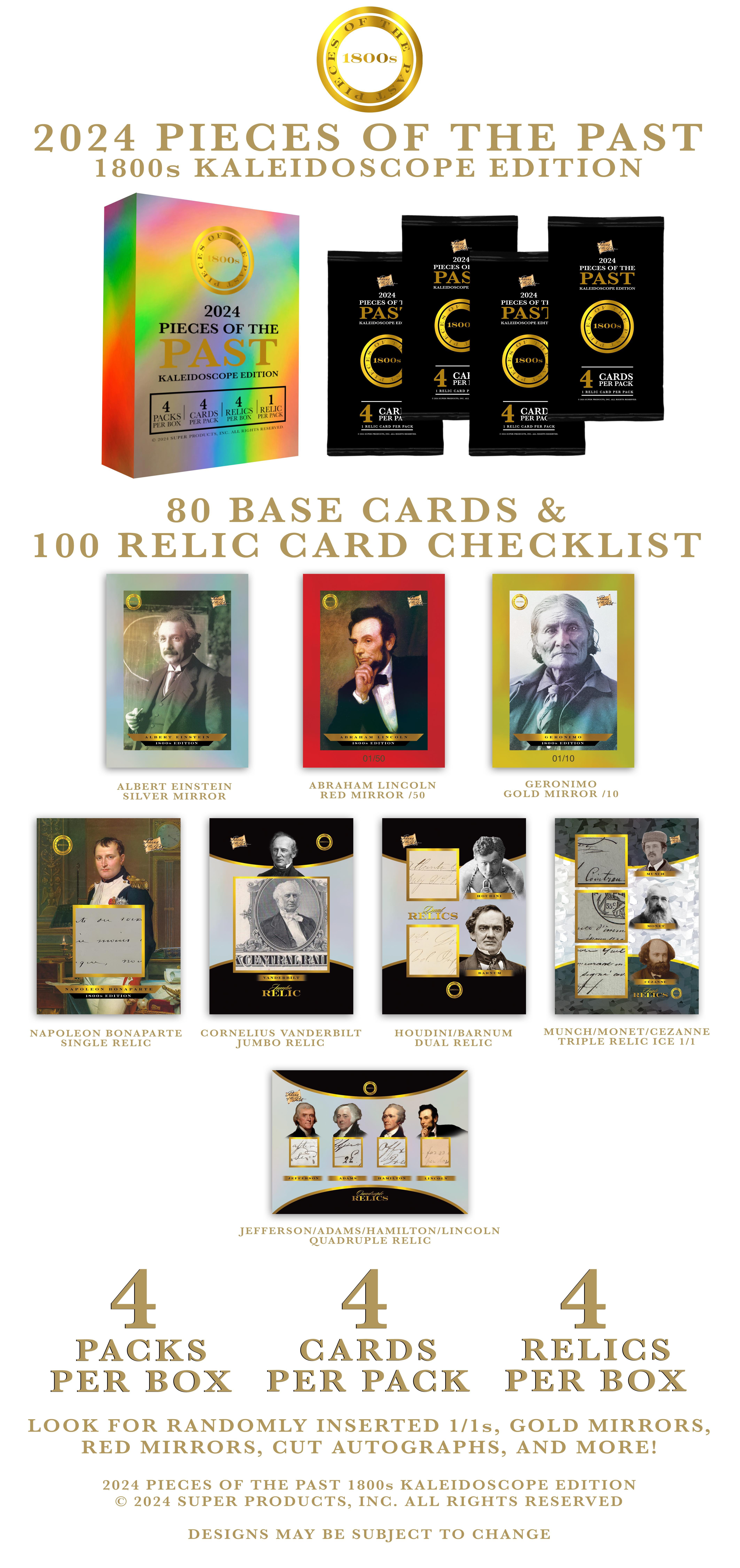 Super Break Pieces of the Past 2024 Kaleidoscope 1800s Edition