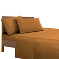 thumbnail image 1 of Super Breathable Soft Sheet set, 1500 Series Vibrant Colors, Full, Bronze, 1 of 7