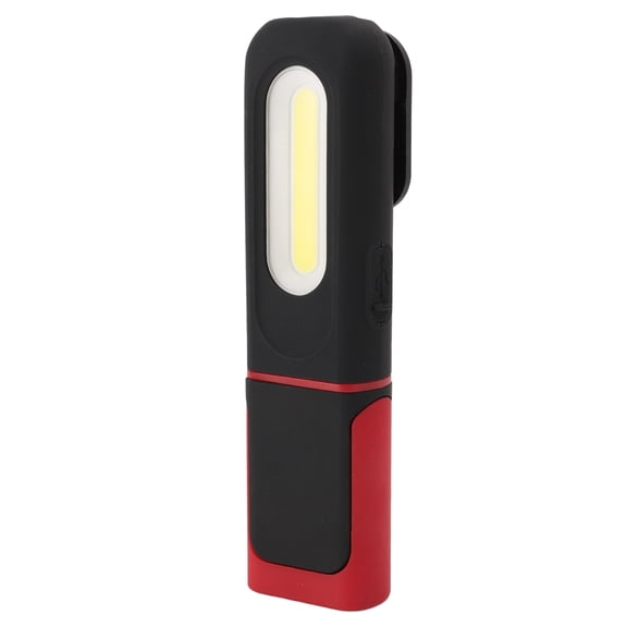 Super Bright 1200mAh LED Work Light with Magnetic Base and Swivel Hanging Hook, 360 Degree Rotatable Rechargeable Portable Mechanic Emergency Flashlight (6.1 inches / 15.5 cm)