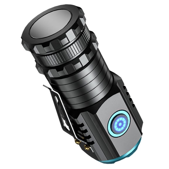 Super Bright 2000 Lumen Mini Led Flashlight - Waterproof, Usb Rechargeable