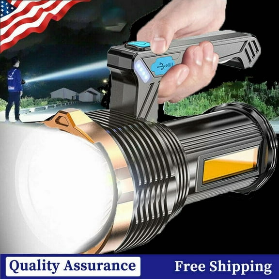 Super Bright 2200000Lm Rechargeable Led Flashlight 19X Led Light Tactical Torch