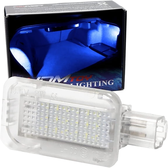 Super Bright 2W High Power Ultra Blue Full LED Trunk Cargo Area Light Assembly For Honda, For Acura, Powered by 18-SMD LED Diodes