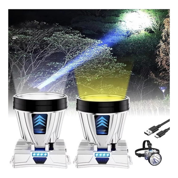 Super Bright 2p High Power Rechargeable Headlamp