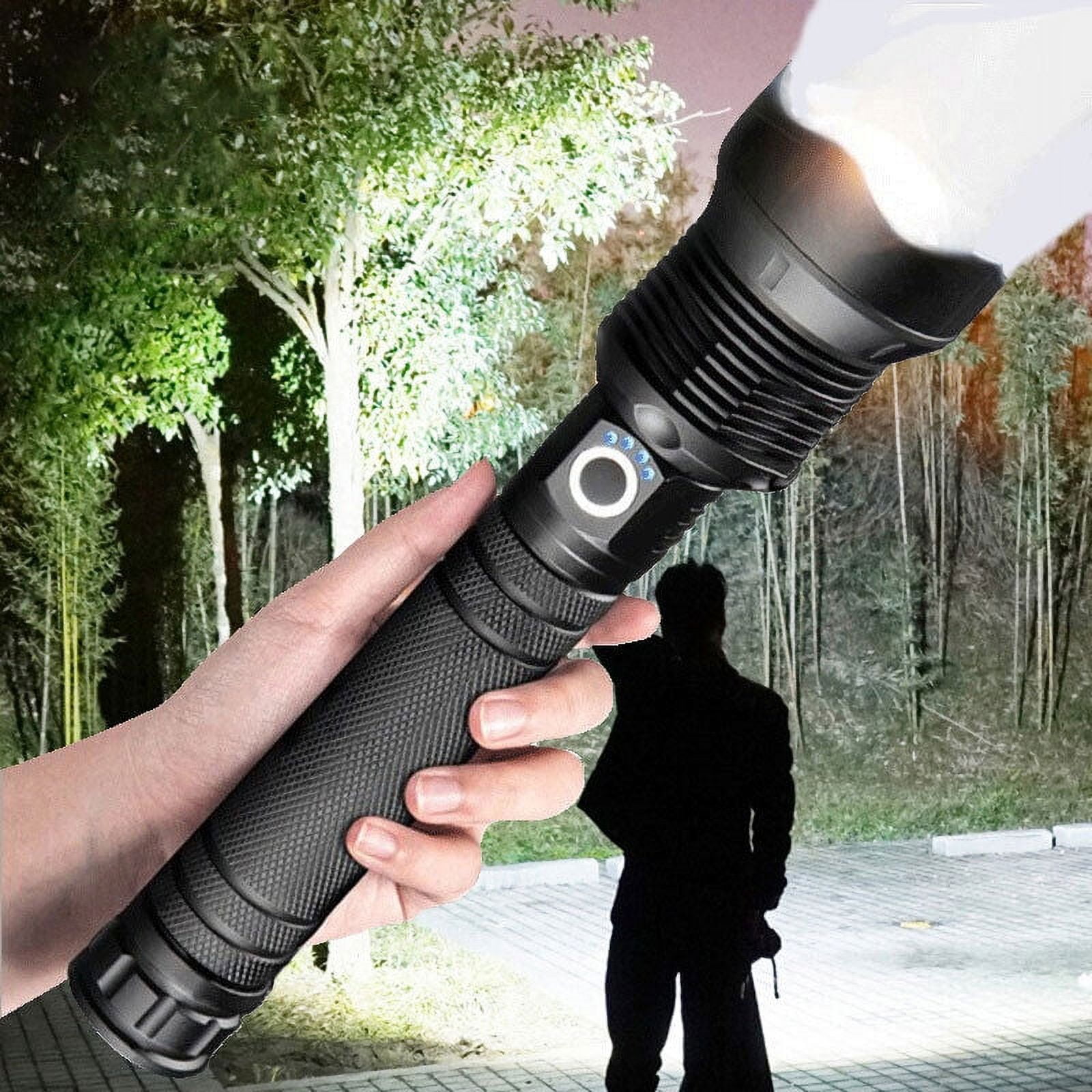 Super Bright 99000000LM XHP90 LED Flashlight Rechargeable Zoom Torch