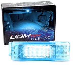 Super Bright Aqua Ice Blue LED Trunk Cargo Area Lamp For Volkswagen Golf GTi Jetta Passat CC Touareg EOS Tiguan, OEM Replacement, Powered by 24-SMD LEDs & CAN-bus Error Free